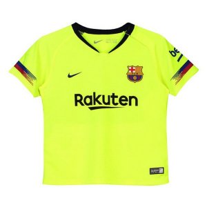 Maillot Barcelona Exterieur Enfant 2018 2019 Vert Pas Cher