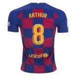 Maillot Barcelona NO.8 Arthur Exterieur 2019 2020 Jaune Pas Cher