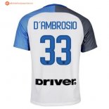 Maillot Inter Exterieur D'Ambrosio 2017 2018 Pas Cher