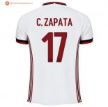 Maillot Milan Exterieur C.Zapata 2017 2018 Pas Cher