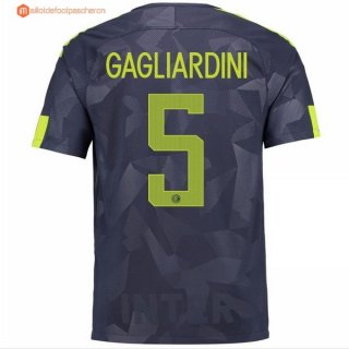 Maillot Inter Third Gagliardini 2017 2018 Pas Cher