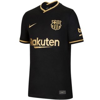 Thailande Maillot Barcelona Exterieur 2020 2021 Noir Pas Cher