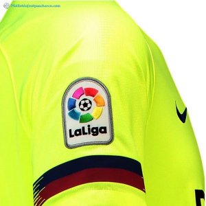 Thailande Maillot Barcelona Exterieur 2018 2019 Vert Pas Cher