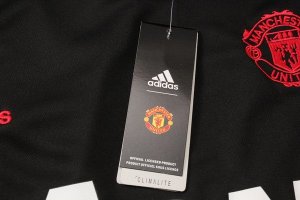 Entrainement Manchester United Ensemble Complet 2018 2019 Noir Rouge Pas Cher