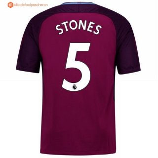 Maillot Manchester City Exterieur Stones 2017 2018 Pas Cher