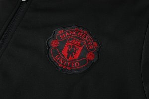 Survetement Manchester United 2019 2020 Noir Rouge Pas Cher