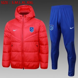 Manteau de duvet Atletico Madrid Ensemble Complet 2024 2025 Rouge