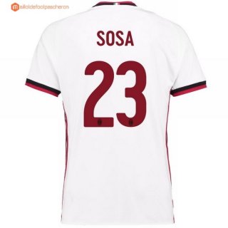 Maillot Milan Exterieur Sosa 2017 2018 Pas Cher