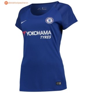 Maillot Chelsea Femme Domicile 2017 2018 Pas Cher