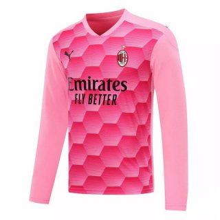 Maillot AC Milan ML Gardien 2020 2021 Rose Pas Cher