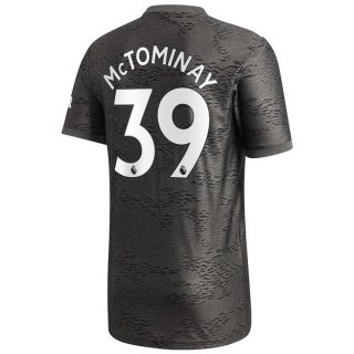 Maillot Manchester United NO.39 McTominay Exterieur 2020 2021 Noir Pas Cher