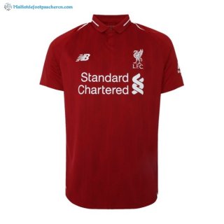 Thailande Maillot Liverpool Domicile 2018 2019 Rouge Pas Cher