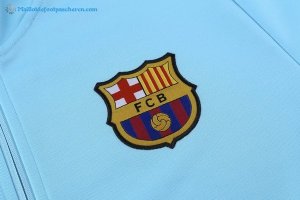 Veste Barcelona 2017 2018 Bleu Clair Pas Cher