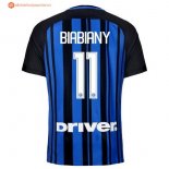 Maillot Inter Domicile Biabiany 2017 2018 Pas Cher