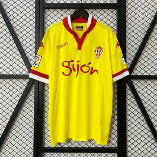 Thailande Maillot Sporting Gijon Exterieur Retro 2015-2016