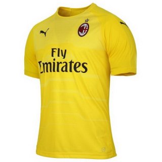 Maillot AC Milan Gardien 2018 2019 Jaune Pas Cher