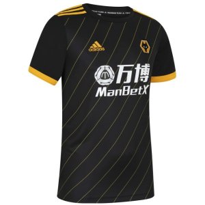 Maillot Wolves Exterieur 2019 2020 Negro Pas Cher