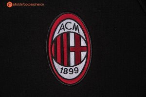 Entrainement Milan Ensemble Complet 2017 2018 Noir Vert Pas Cher