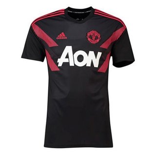 Maillot Entrainement Manchester United 2018 2019 Noir Pas Cher