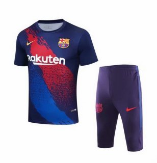 Entrainement Barcelona Ensemble Complet 2019 2020 Bleu Marine Rouge Pas Cher