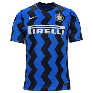 Thailande Maillot Inter Milan Domicile 2020 2021 Bleu Pas Cher