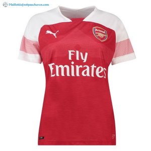 Maillot Arsenal Domicile Femme 2018 2019 Rouge Pas Cher