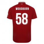 Maillot Liverpool Domicile Woodburn 2018 2019 Rouge Pas Cher