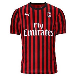 Maillot AC Milan Domicile 2019 2020 Rouge Pas Cher