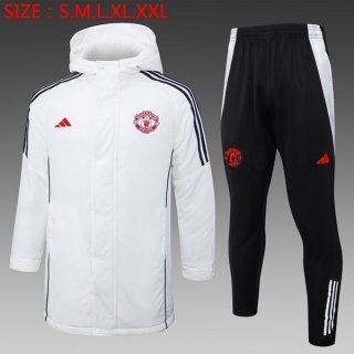 Doudoune Manchester United Ensemble Complet 2024 2025 Blanc