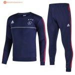 Survetement Ajax 2017 2018 Bleu Marine Pas Cher