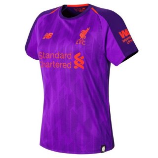 Maillot Liverpool Exterieur Femme 2018 2019 Purpura Pas Cher