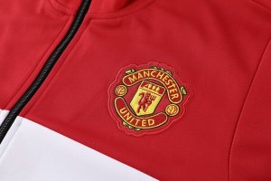 Survetement Manchester United 2019 2020 Rouge Blanc Noir Pas Cher