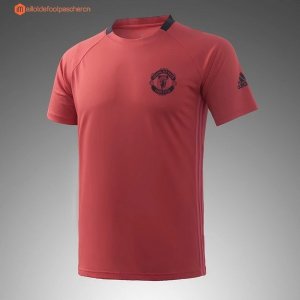 Entrainement Manchester United Ensemble Complet 2017 2018 Orange Pas Cher