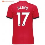 Maillot Manchester United Domicile Blind 2017 2018 Pas Cher