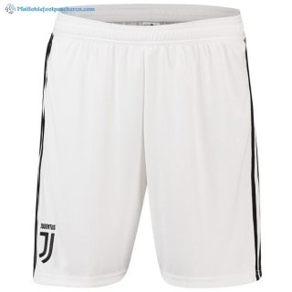 Pantalon Juventus Domicile 2018 2019 Blanc Pas Cher