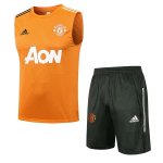Maillot Manchester United Sans Manches Ensemble Complet 2022 Orange Maillot Manchester United Sans Manches Ensemble Complet 2022 Orange