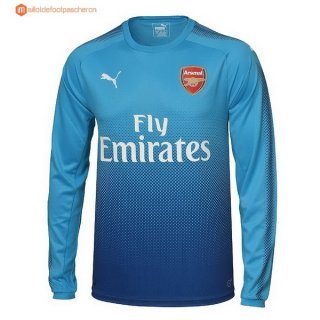 Maillot Arsenal Exterieur ML 2017 2018 Pas Cher