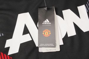 Entrainement Manchester United Ensemble Complet 2018 2019 Noir Pas Cher