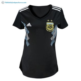 Maillot Argentine Exterieur Femme 2018 Noir Bleu Pas Cher