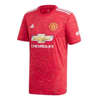 Maillot Manchester United Domicile 2020 2021 Rouge Pas Cher