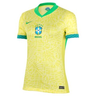 Maillot Brésil Domicile Femme 2024