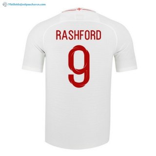 Maillot Angleterre Domicile Rashford 2018 Blanc Pas Cher