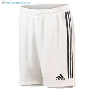 Pantalon Real Madrid Domicile 2018 2019 Blanc Pas Cher