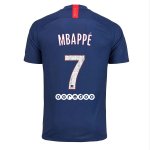 Maillot Paris Saint Germain NO.7 Mbappe Domicile 2019 2020 Bleu Pas Cher Maillot Paris Saint Germain NO.7 Mbappe Domicile 2019 2020 Bleu Pas Cher