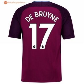 Maillot Manchester City Exterieur De Bruyne 2017 2018 Pas Cher