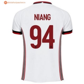 Maillot Milan Exterieur Niang 2017 2018 Pas Cher