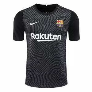 Maillot Barcelona Gardien 2020 2021 Noir Pas Cher