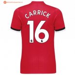 Maillot Manchester United Domicile Carrick 2017 2018 Pas Cher