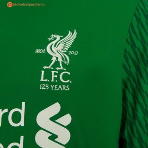 Maillot Liverpool Domicile Gardien 2017 2018 Pas Cher