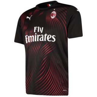 Thailande Maillot AC Milan Third 2019 2020 Negro Pas Cher